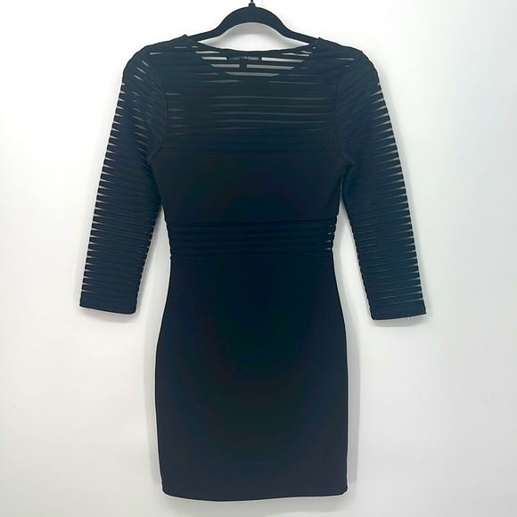 Lulu’s Perfect Mesh Black Dress - Picture 5 of 5